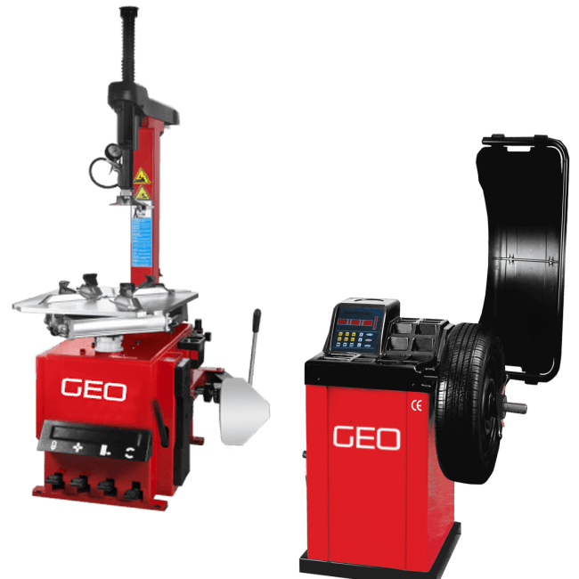 Semi Auto Tyre Machine and Wheel Balancer Package