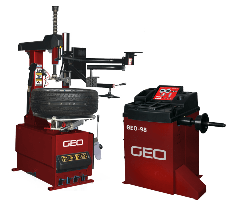 Fully Auto Tyre Machine and Wheel Balancer Package with Assister Arm