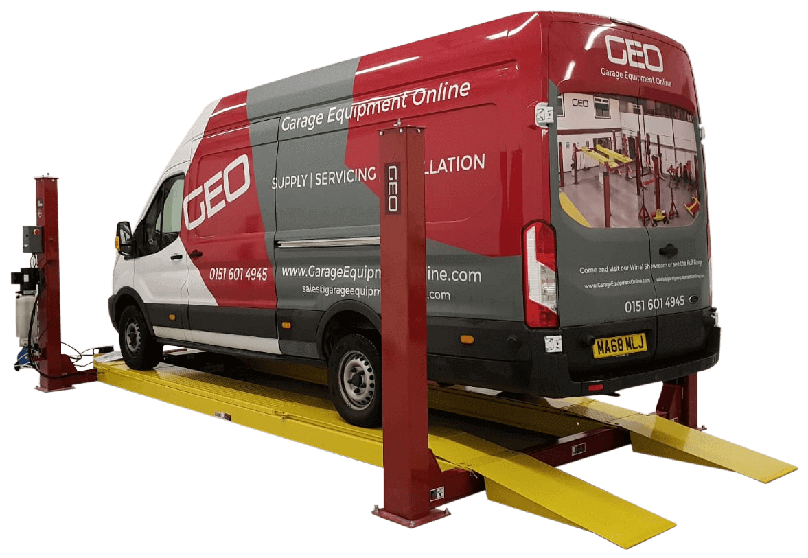 6_5 Tonne 5_7 Metre Standard Platform 4 Post Car Lift
