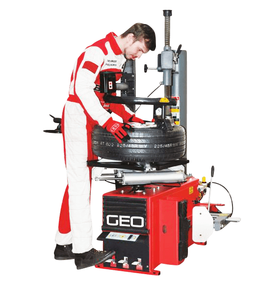 GEO Pro Semi Automatic Tyre Changer with Side Assist Arm