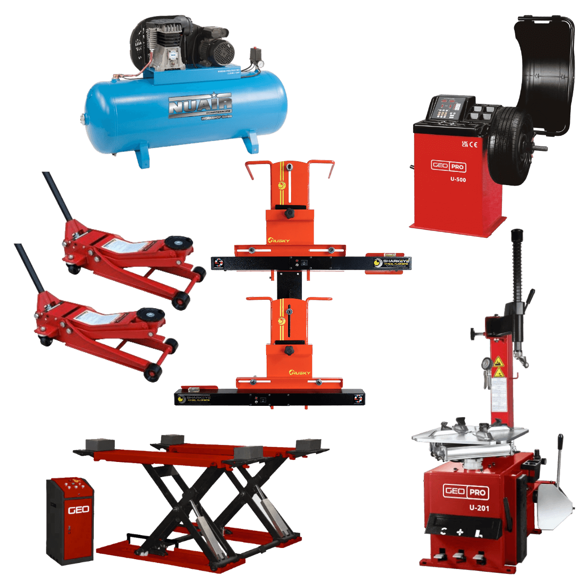 Semi Auto Tyre Shop Starter Package Plus