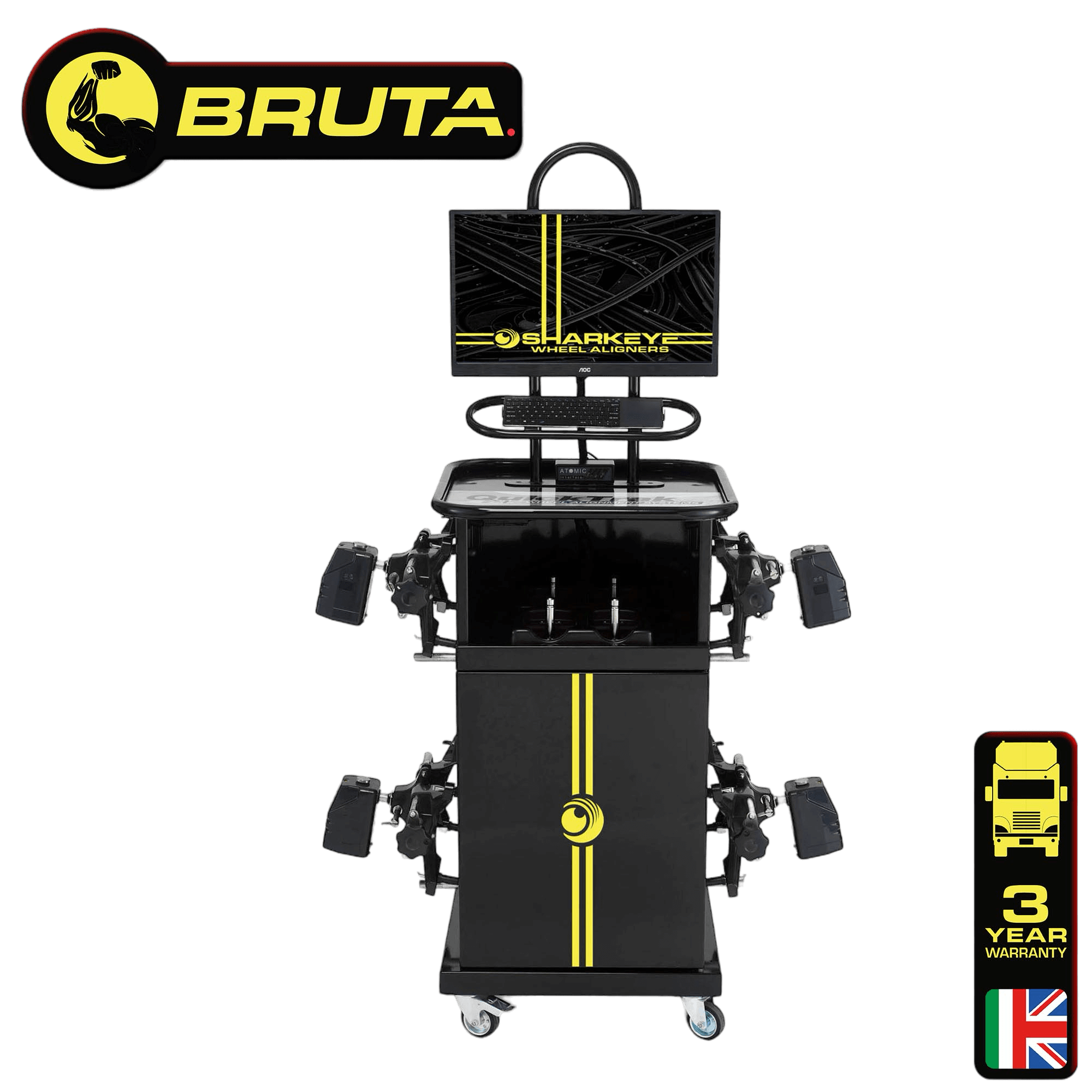 HGV and PSV 8CCD Computerised Wheel Aligner