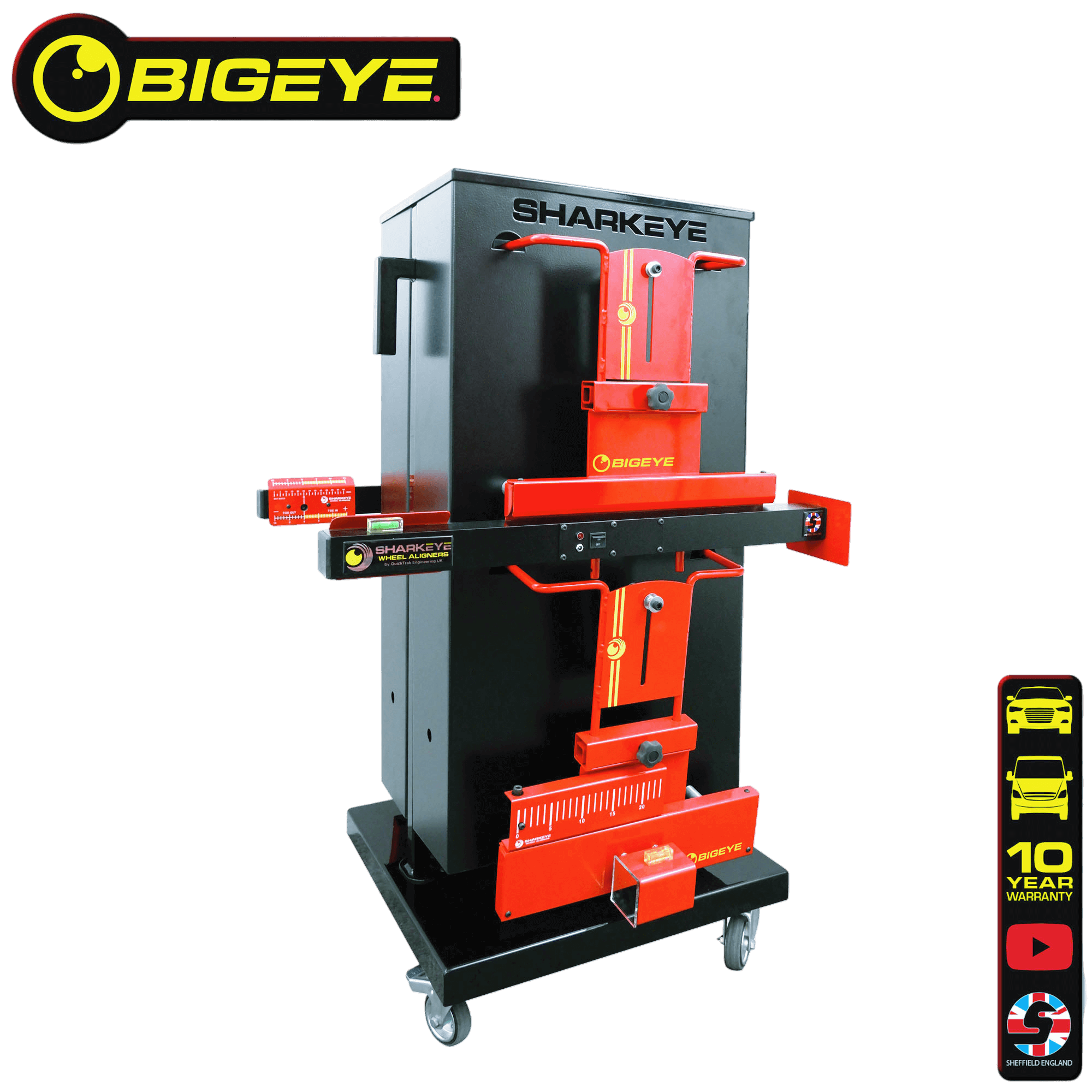 SharkEye BigEye BE4WLA 4 Wheel Laser Aligner