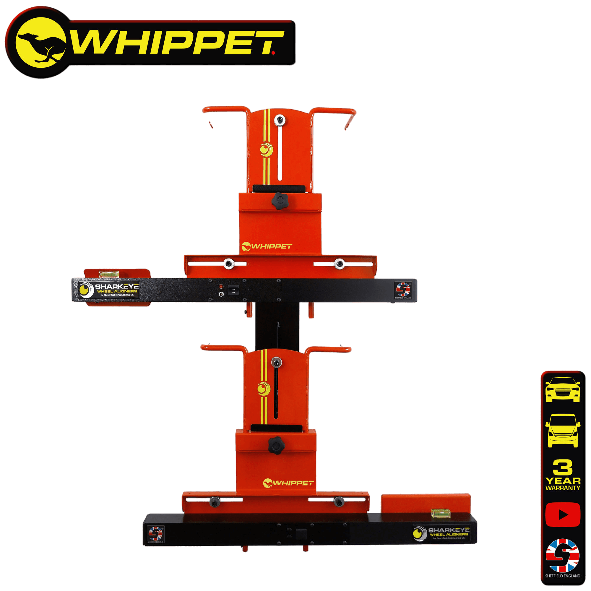 SharkEye Whippet CO2WLA 2 Wheel Optical-Laser Alignment Gauge