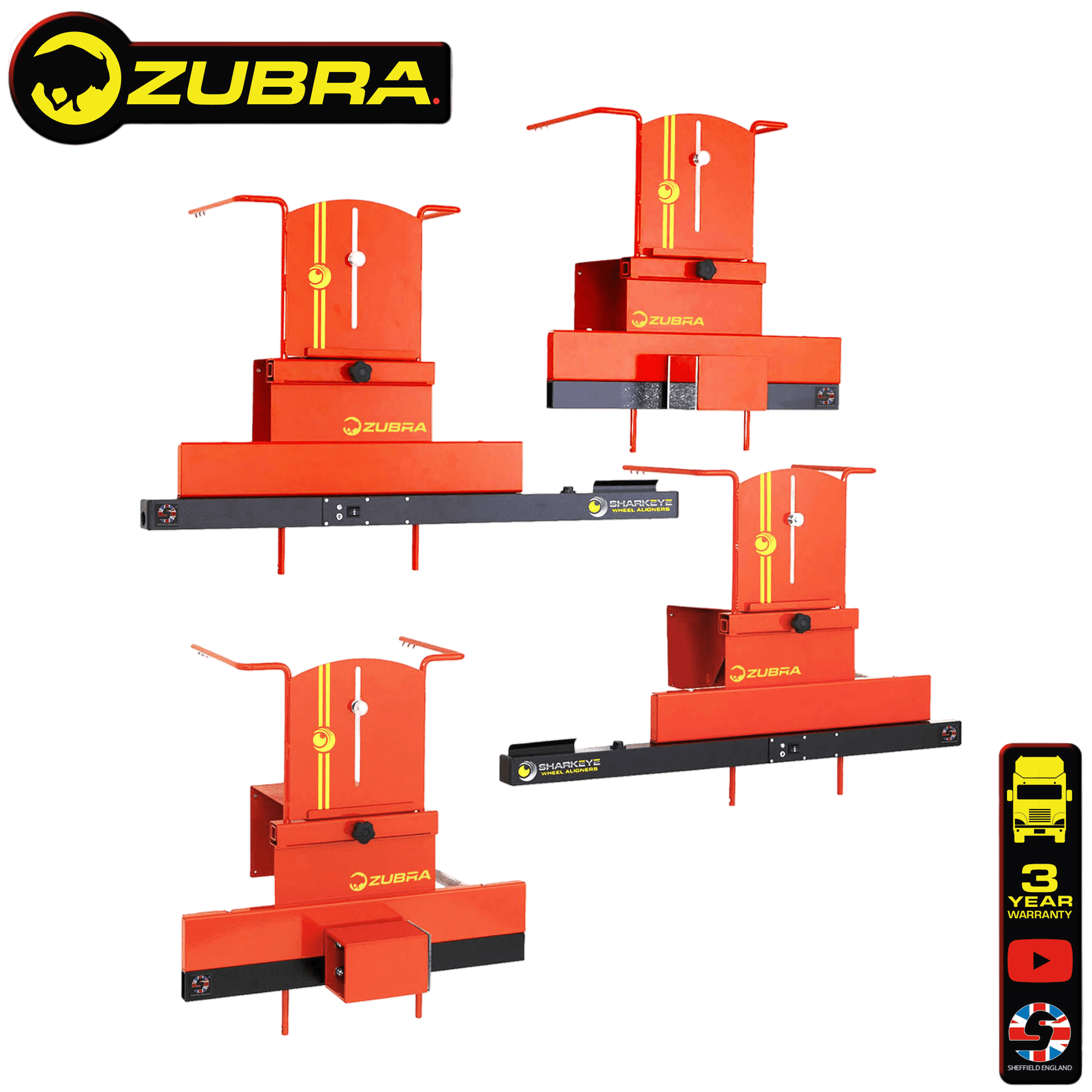 SharkEye Zubra HGTSLA Twin Steer Truck Wheel Alignment Tool