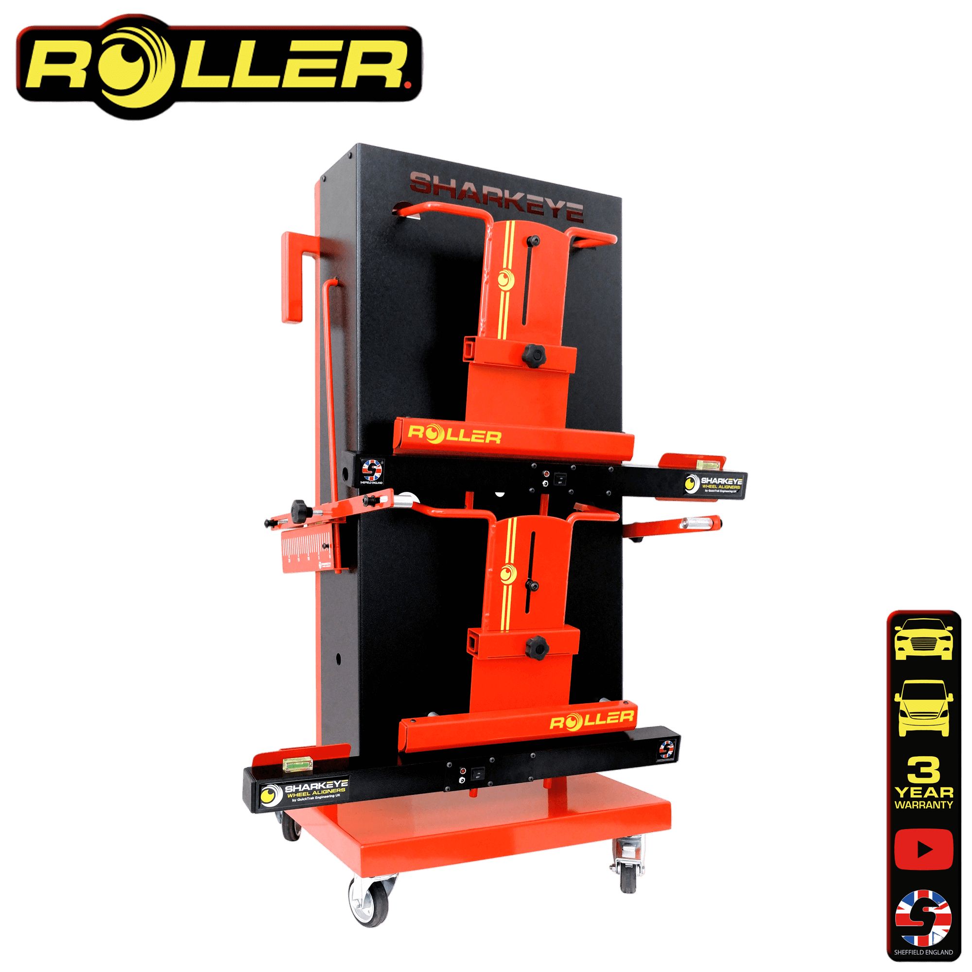 SharkEye Roller RO4WLA Car 4 Wheel Laser Aligner