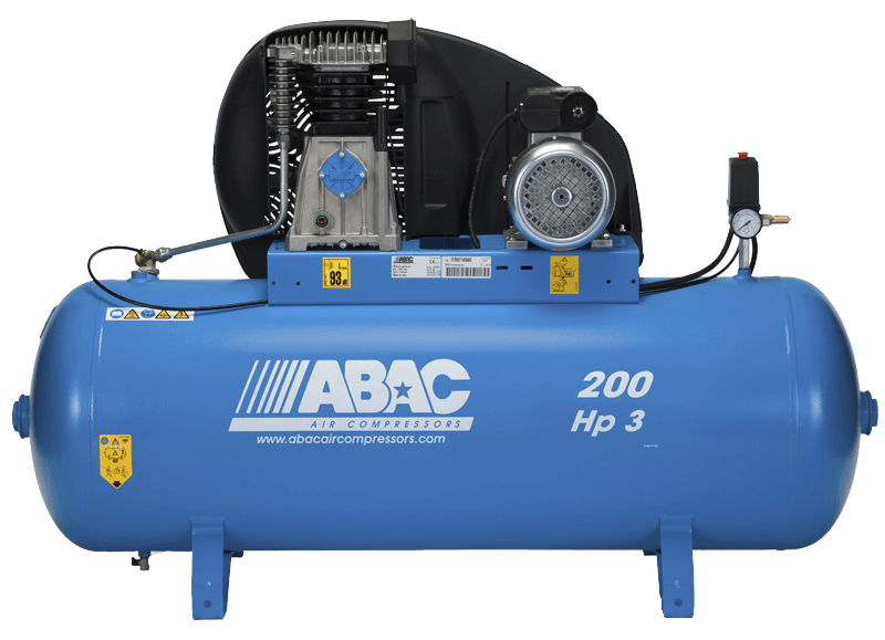 Abac A39B Pro 3 Hp 1 Phase 200 Litre Air Compressor