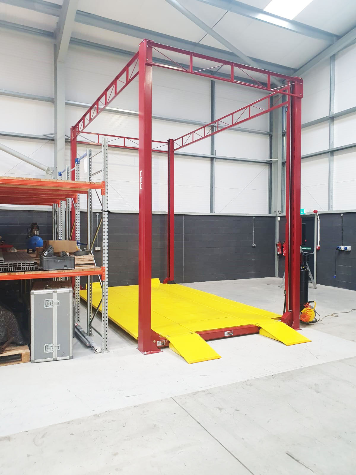 Mezzanine Height 4 Post Lift