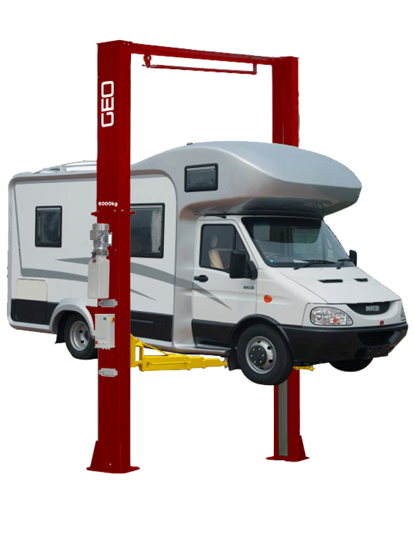6 Ton Clearfloor Electronic Locks 2 Post Car Lift