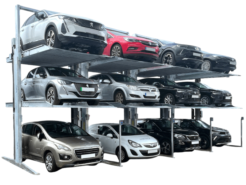 Opti-Park H320 2 Post Triple Stacker Parking Lift