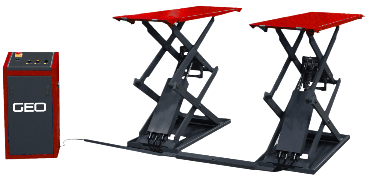GEO 3 Tonne Full Rise Car Scissor Lift